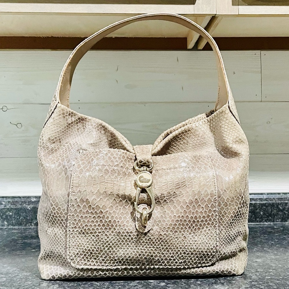 Dooney & Bourke Snakeskin Lock Sac